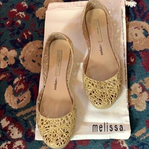 Preloved Melissa ballet flats.